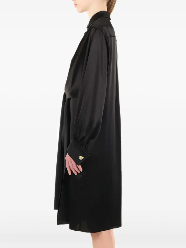 loewe midi dress Loewe, Draped Cotton Wrap dress, Women, Blue, L, Dresses