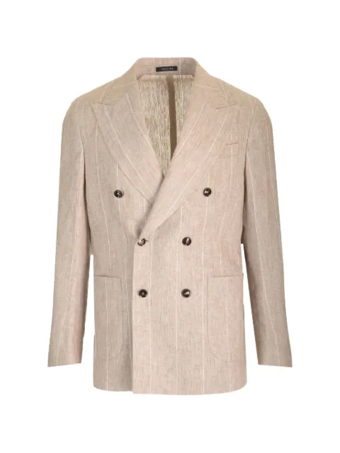 Al Duca D’Aosta 1902 pinstripe-pattern double-breasted blazer
