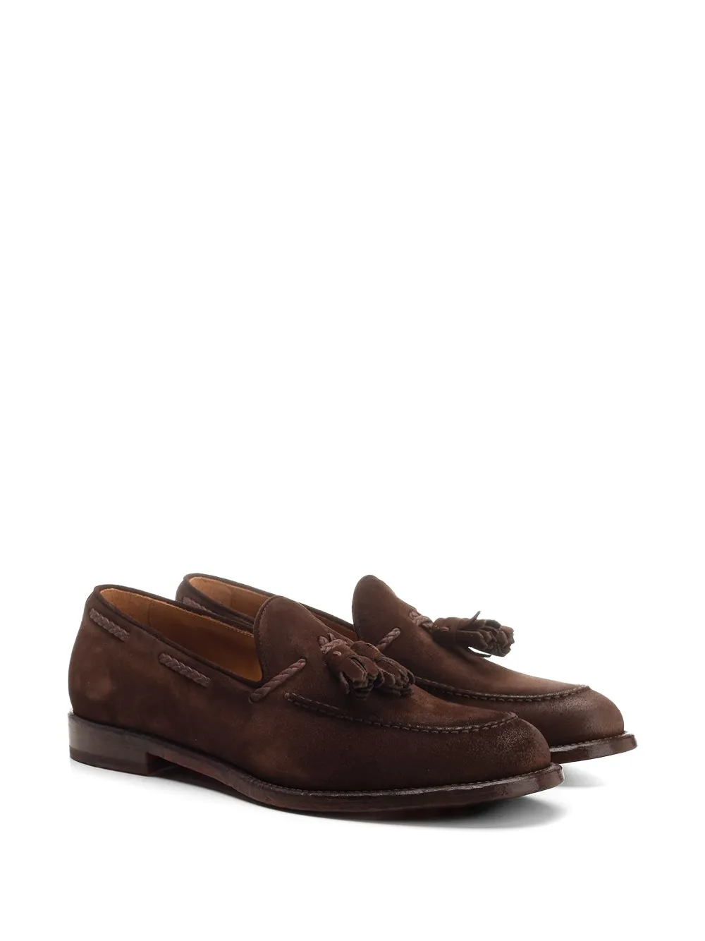 corvari Misano tassel-detail boat shoes Bruin