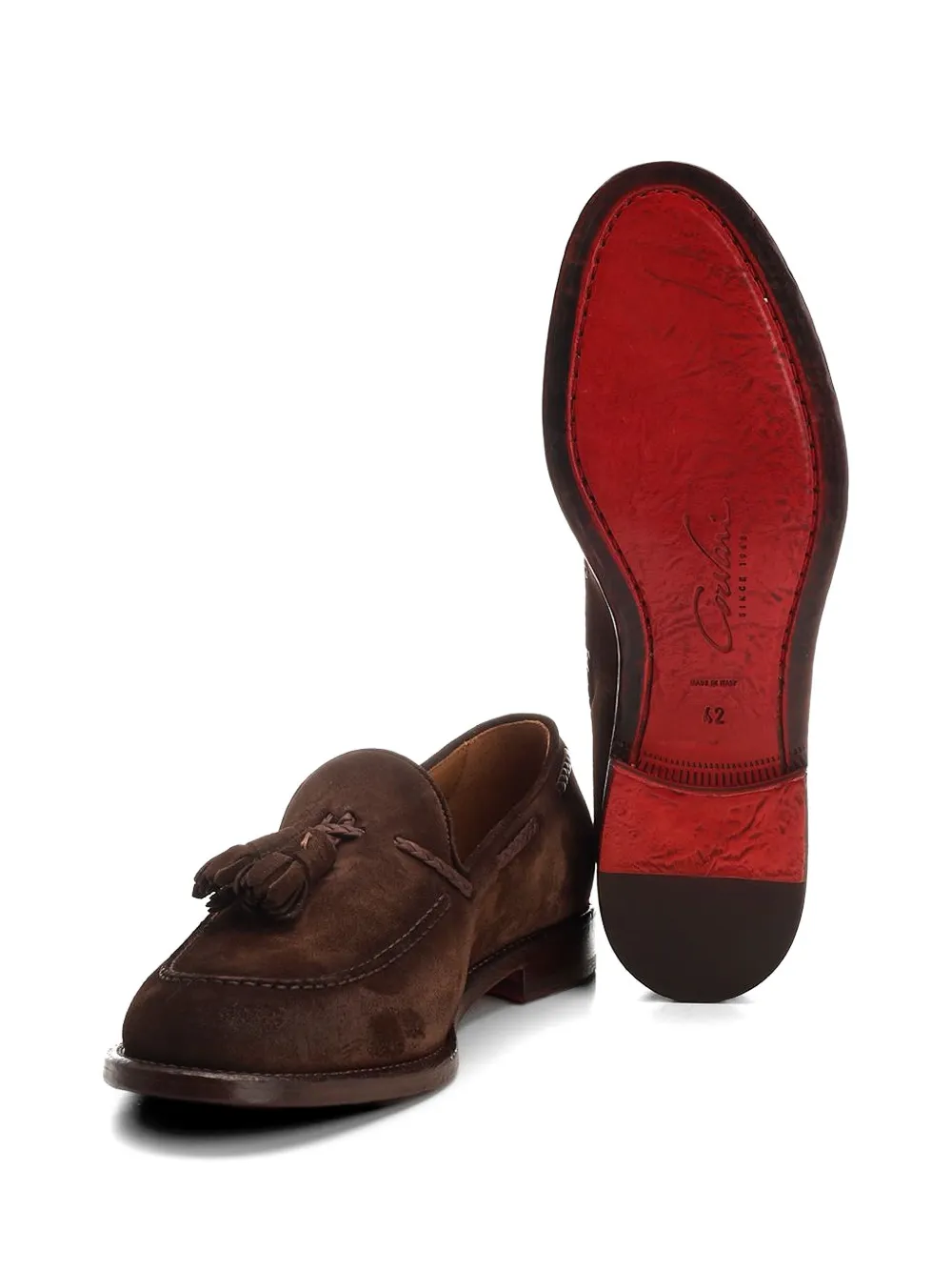 corvari Misano tassel-detail boat shoes Bruin