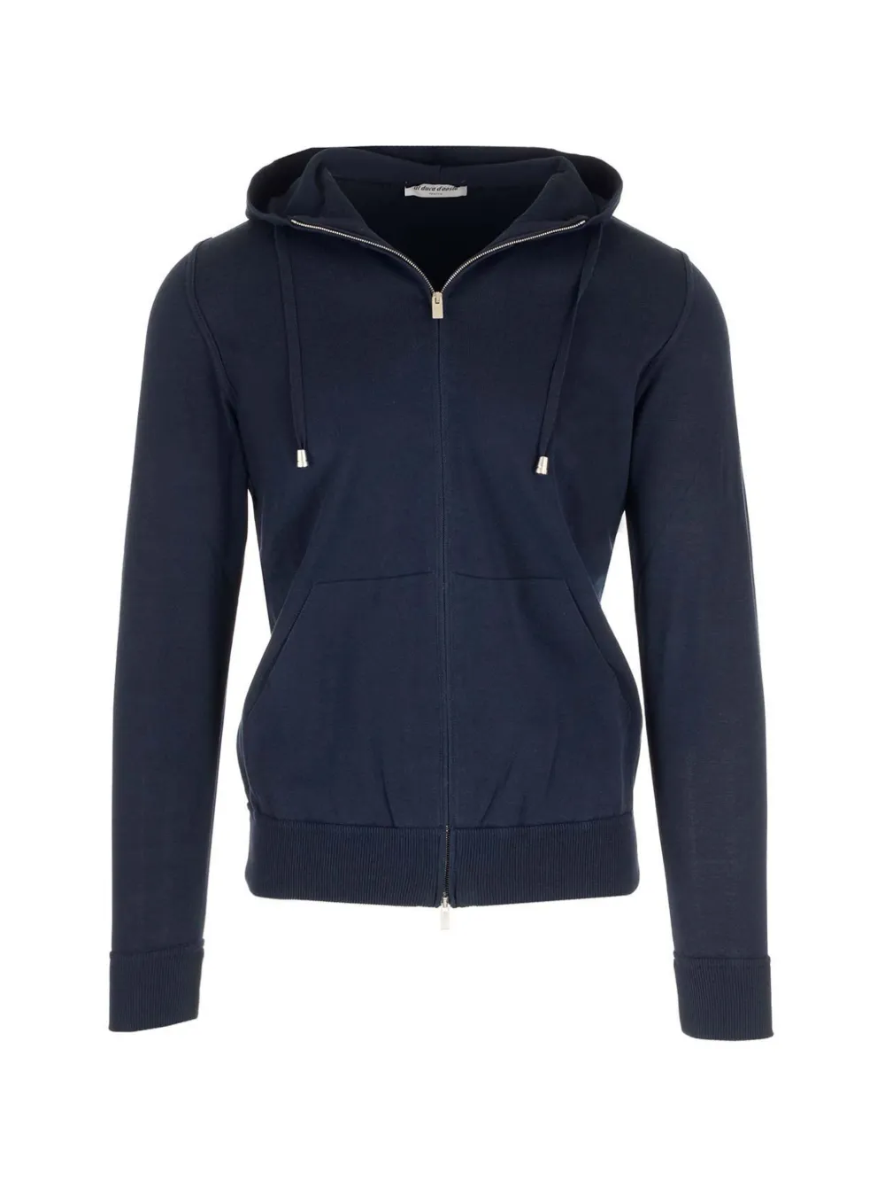 Al Duca D’Aosta 1902 zip-up drawstring hoodie - Blue