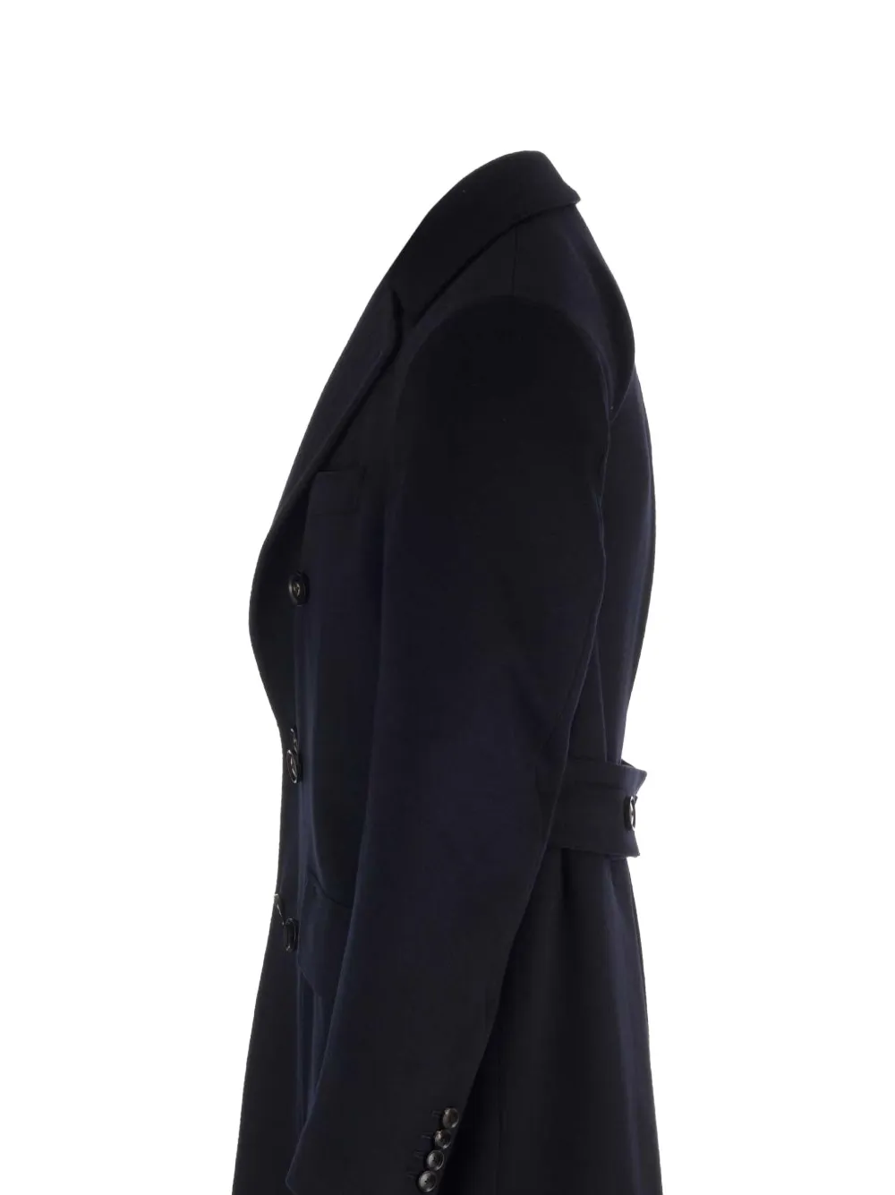 Al Duca D Aosta 1902 Kasjmier mantel Blauw