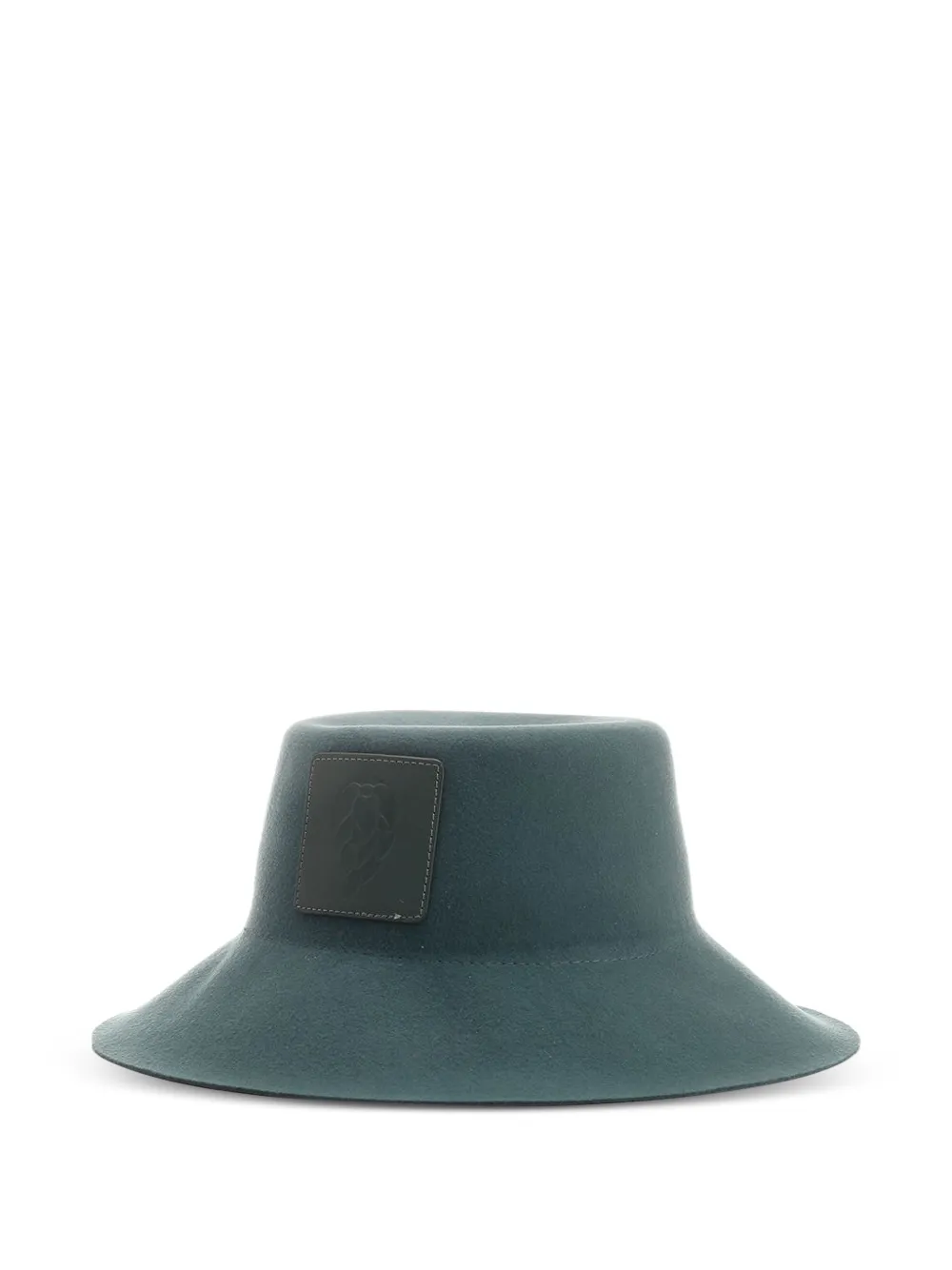 Helen Kaminski Reign logo-patch bucket hat - Verde