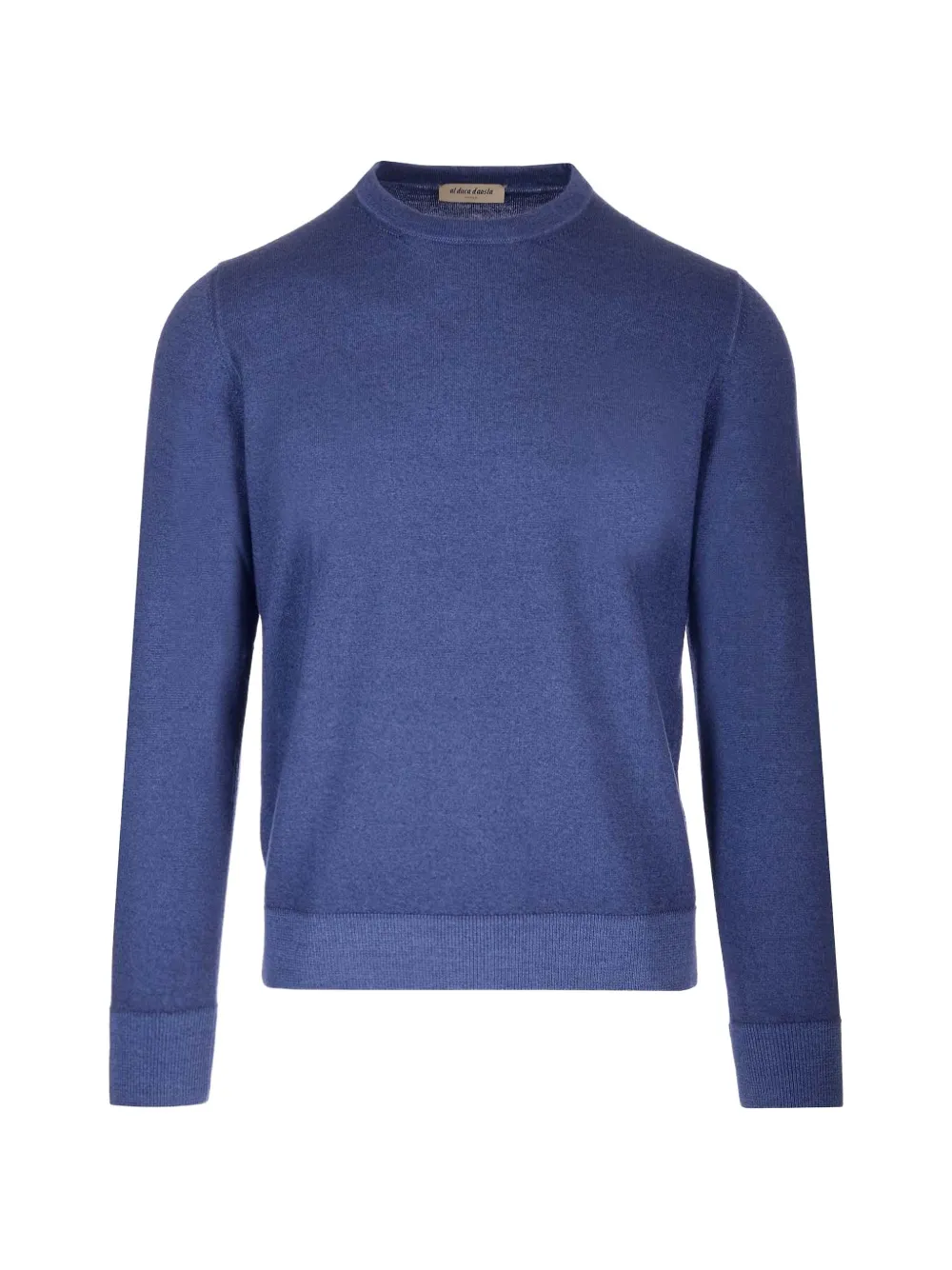 Al Duca D’Aosta 1902 long-sleeve merino-wool sweater - Blau