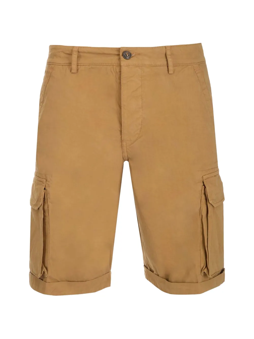 Al Duca D’Aosta 1902 button-fastening cotton cargo shorts - Marrone