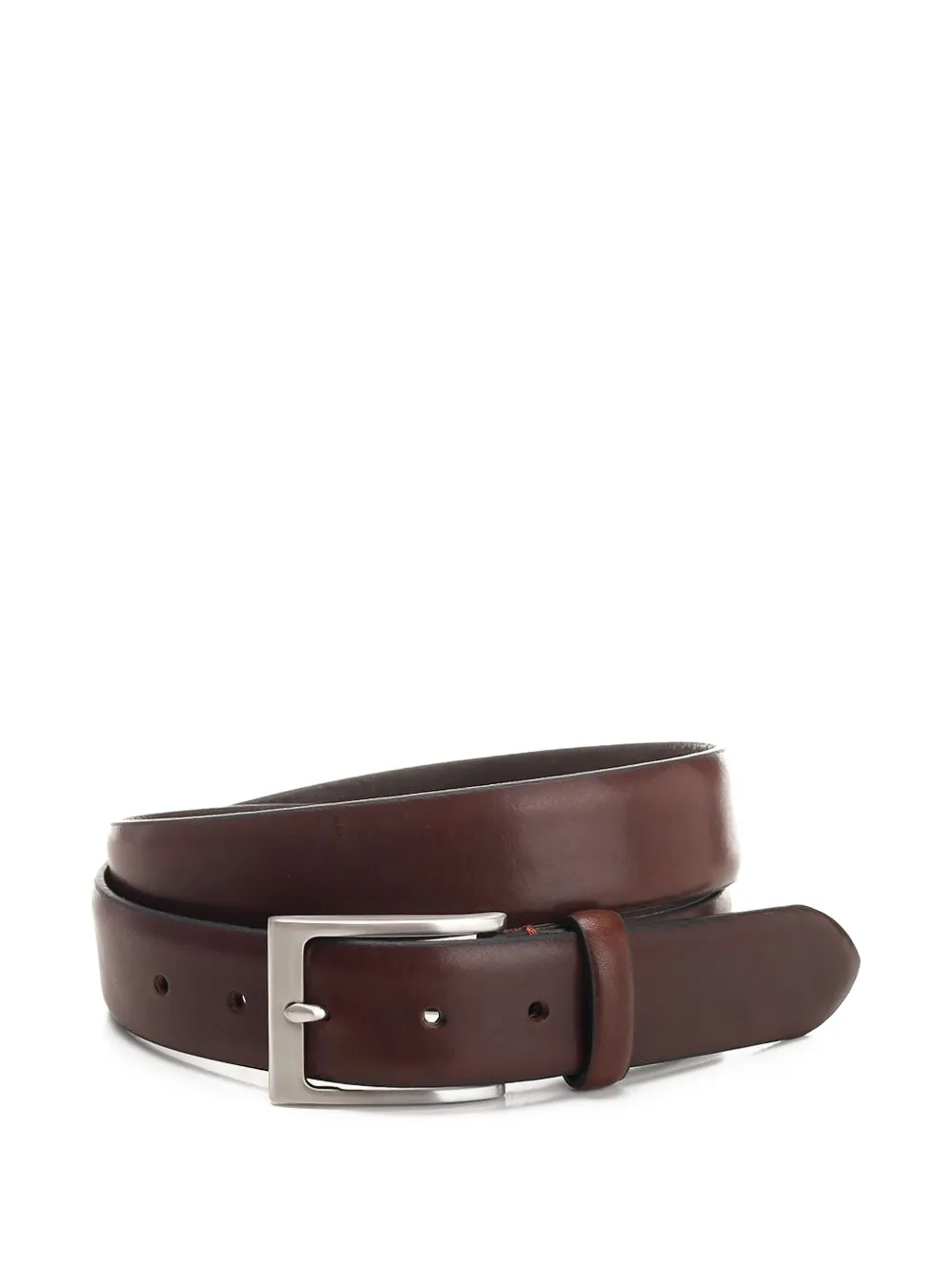 Al Duca D’Aosta 1902 buckle-fastening leather belt - Marrone