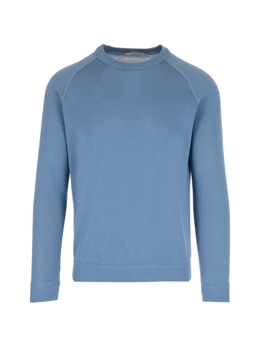 Al Duca D’Aosta 1902 raglan-sleeve slim-fit cotton sweater - Blu