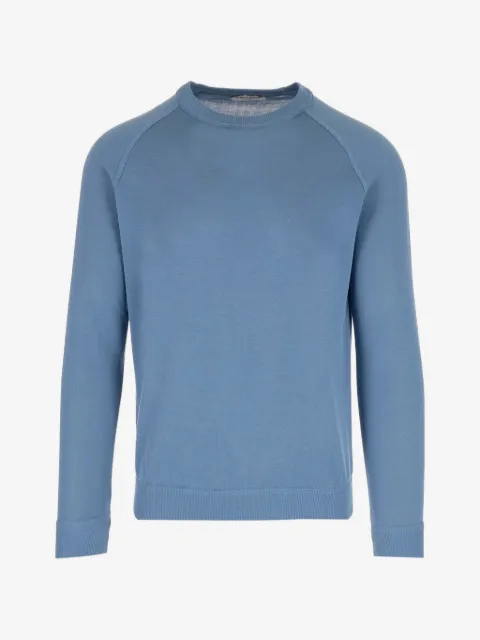 Al Duca D’Aosta 1902 raglan-sleeve slim-fit cotton sweater