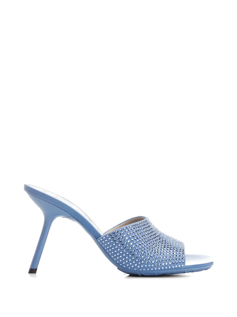 LOEWE Petal crystal-embellished sandals Blauw