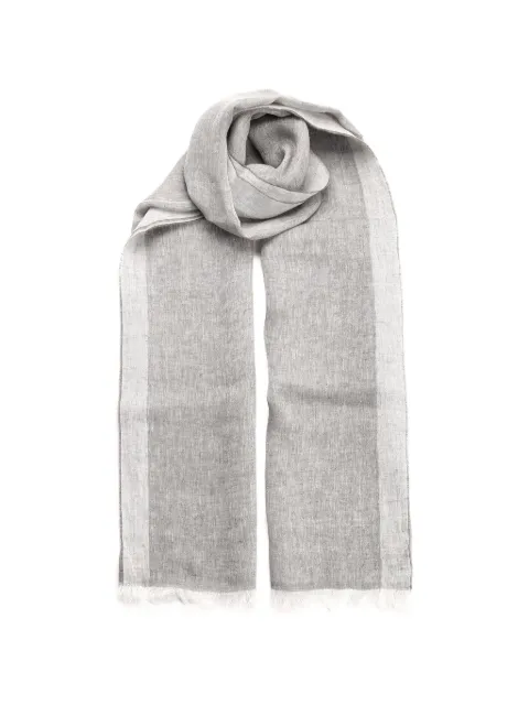 Al Duca D’Aosta 1902 fringed linen scarf