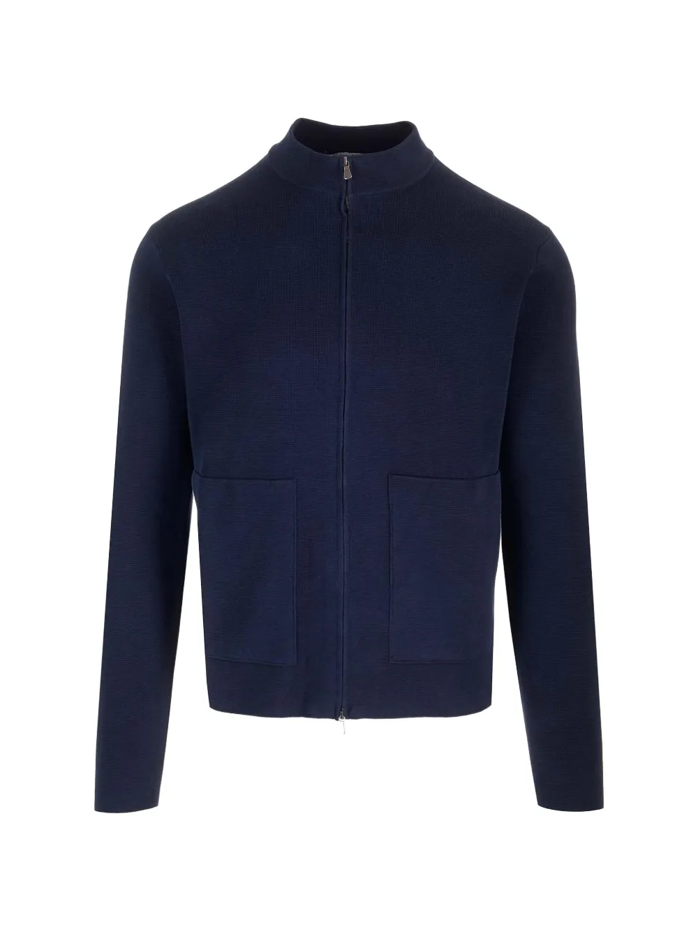 Al Duca D’Aosta 1902 zip-up high-neck cardigan - Blu
