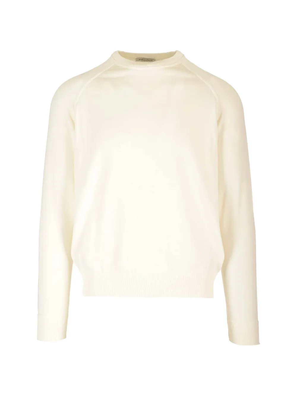 Al Duca D’Aosta 1902 fine-knit raglan-sleeve sweater - Nude