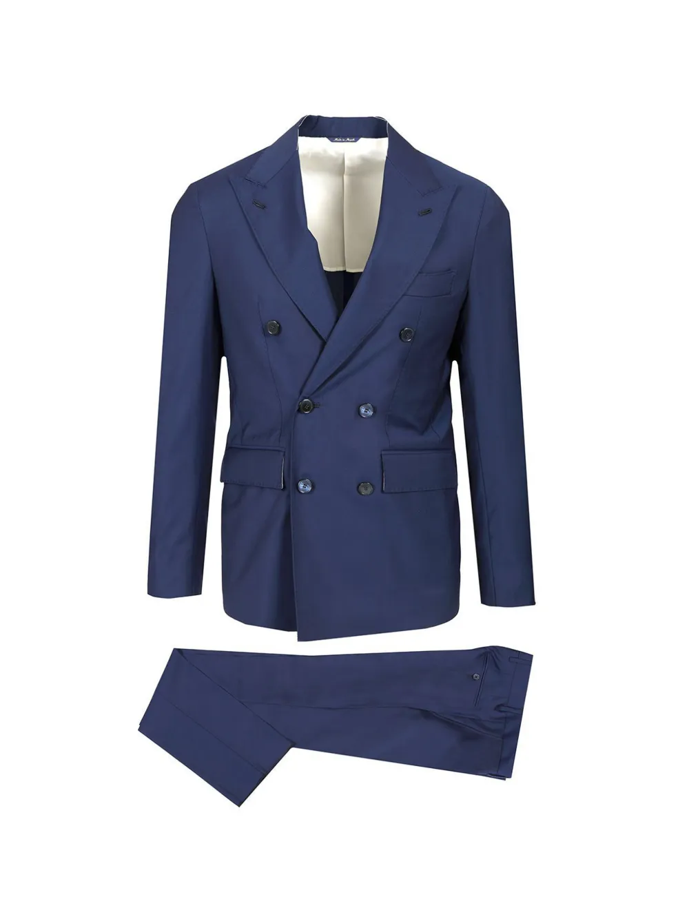 Al Duca D’Aosta 1902 Positano double-breasted wool suit - Blu