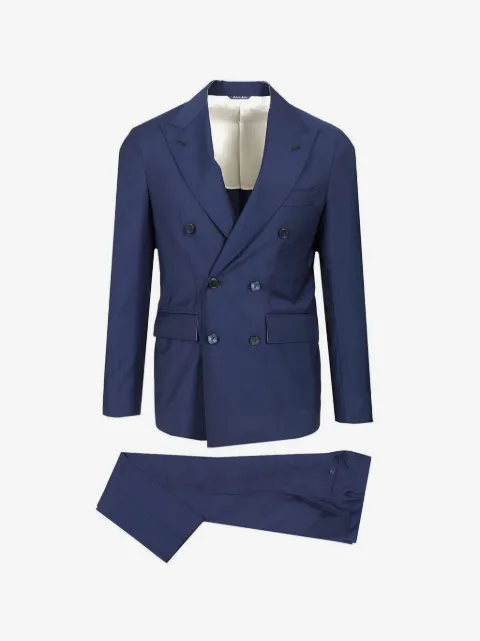 Al Duca D’Aosta 1902 Positano double-breasted wool suit