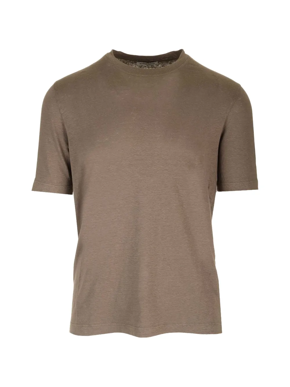 Al Duca D’Aosta 1902 slim-fit stretch-linen T-shirt - Marrone