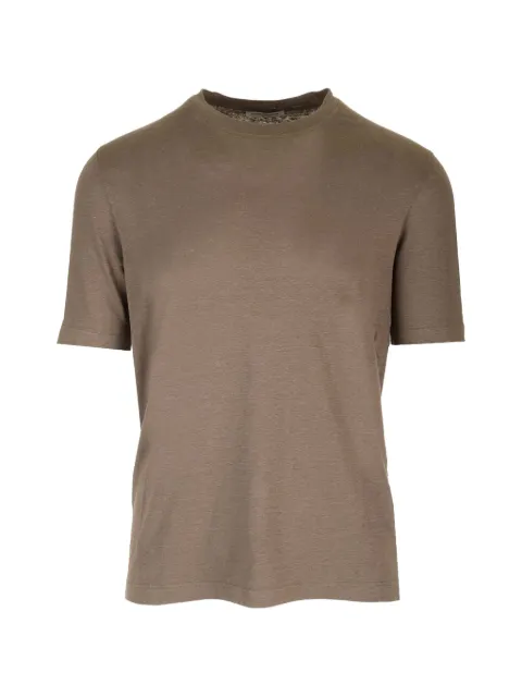 Al Duca D’Aosta 1902 slim-fit stretch-linen T-shirt