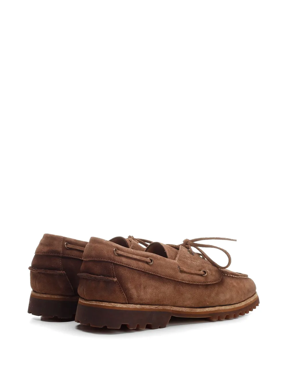 corvari suede boat shoes Bruin