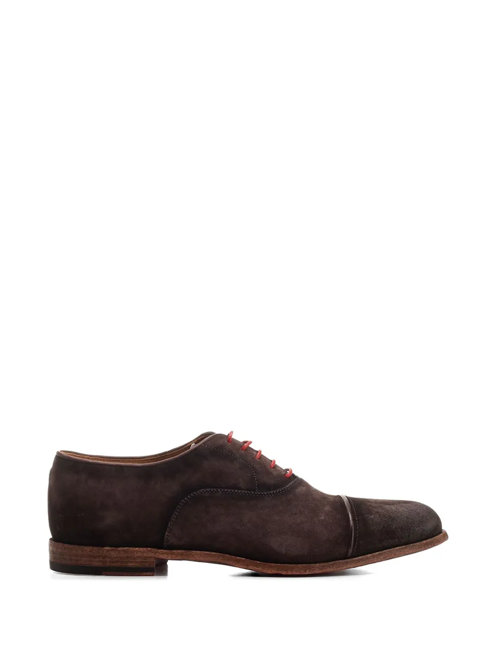 Corvari cap-toe suede derby shoes Bruin