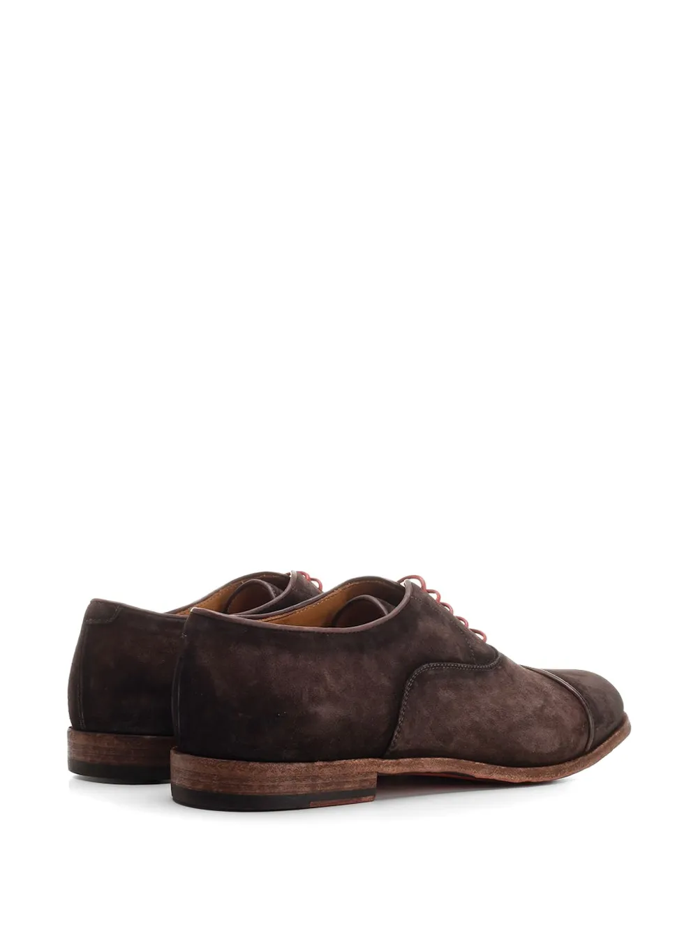 corvari cap-toe suede derby shoes Bruin