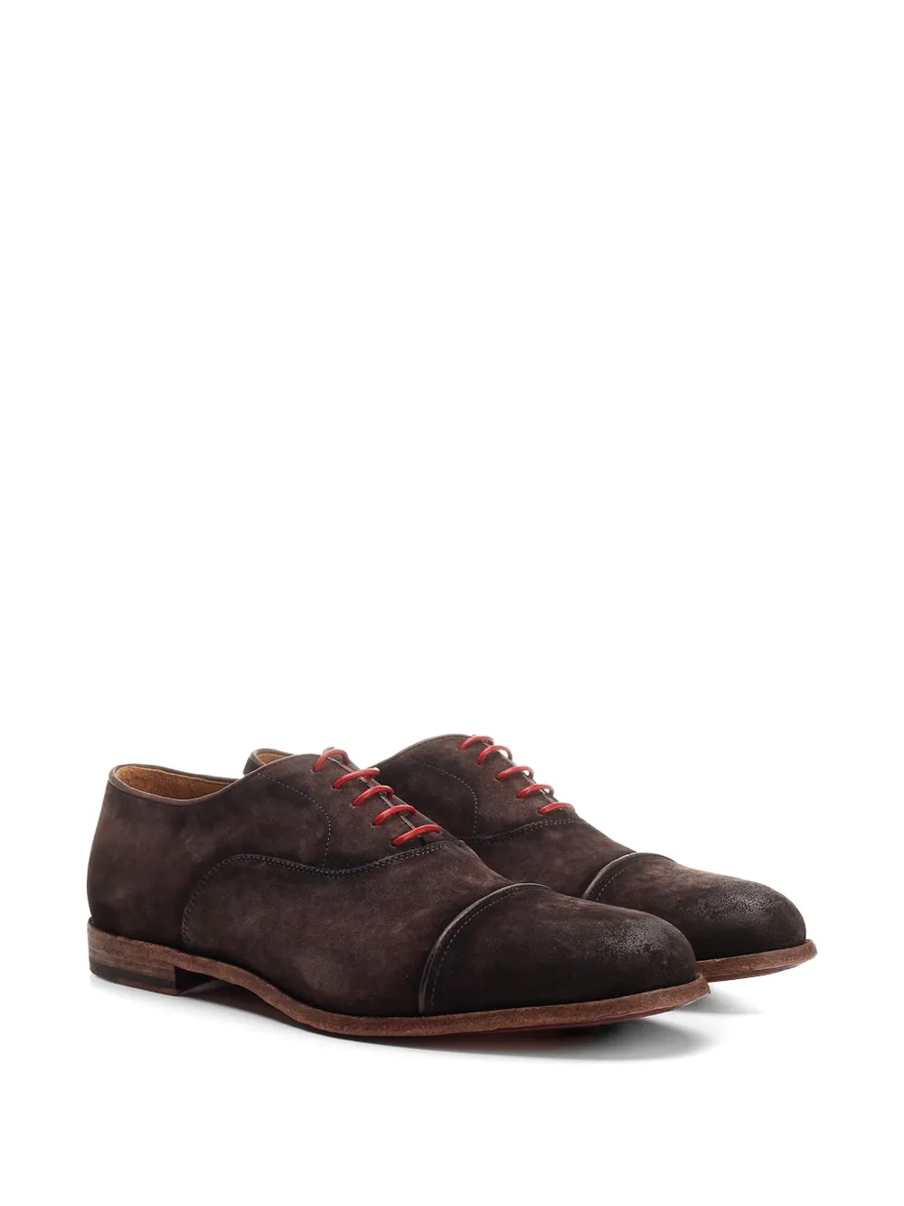 corvari cap-toe suede derby shoes Bruin