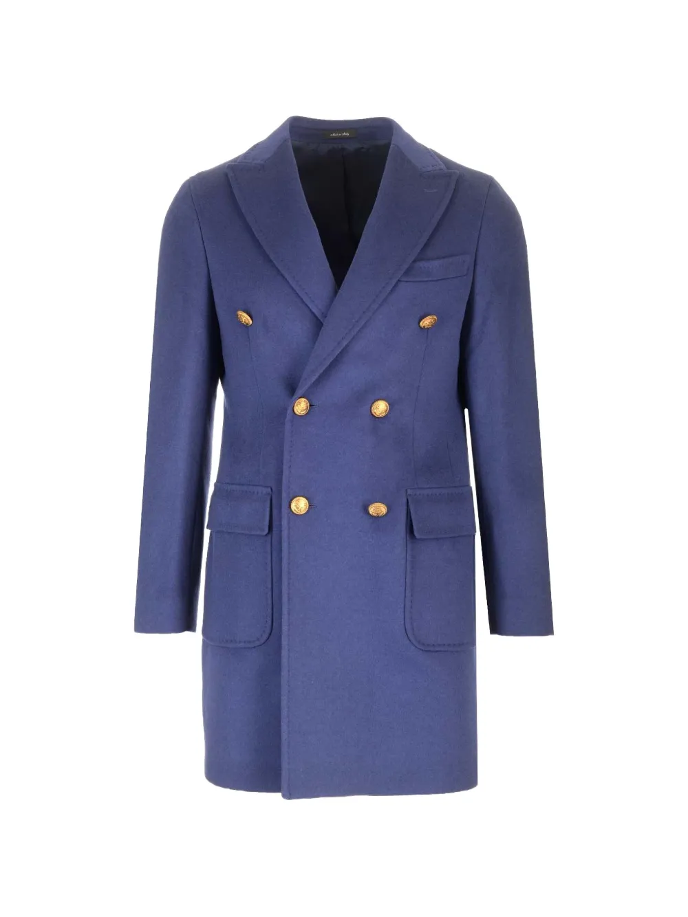 Al Duca D’Aosta 1902 double-breasted coat - Blu
