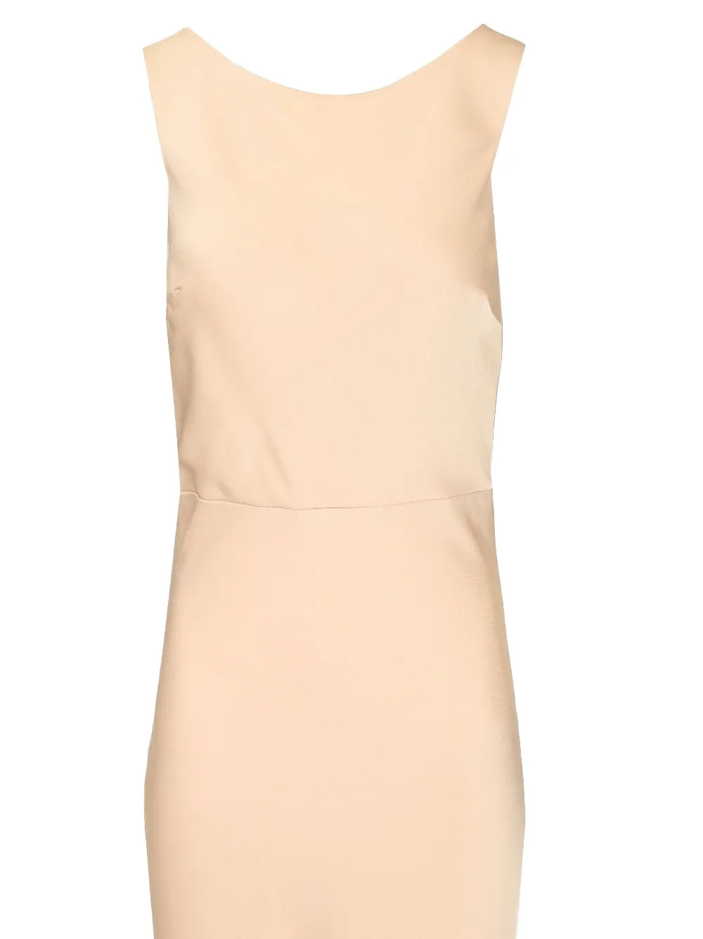 Al Duca D Aosta 1902 Satijnen jurk Beige