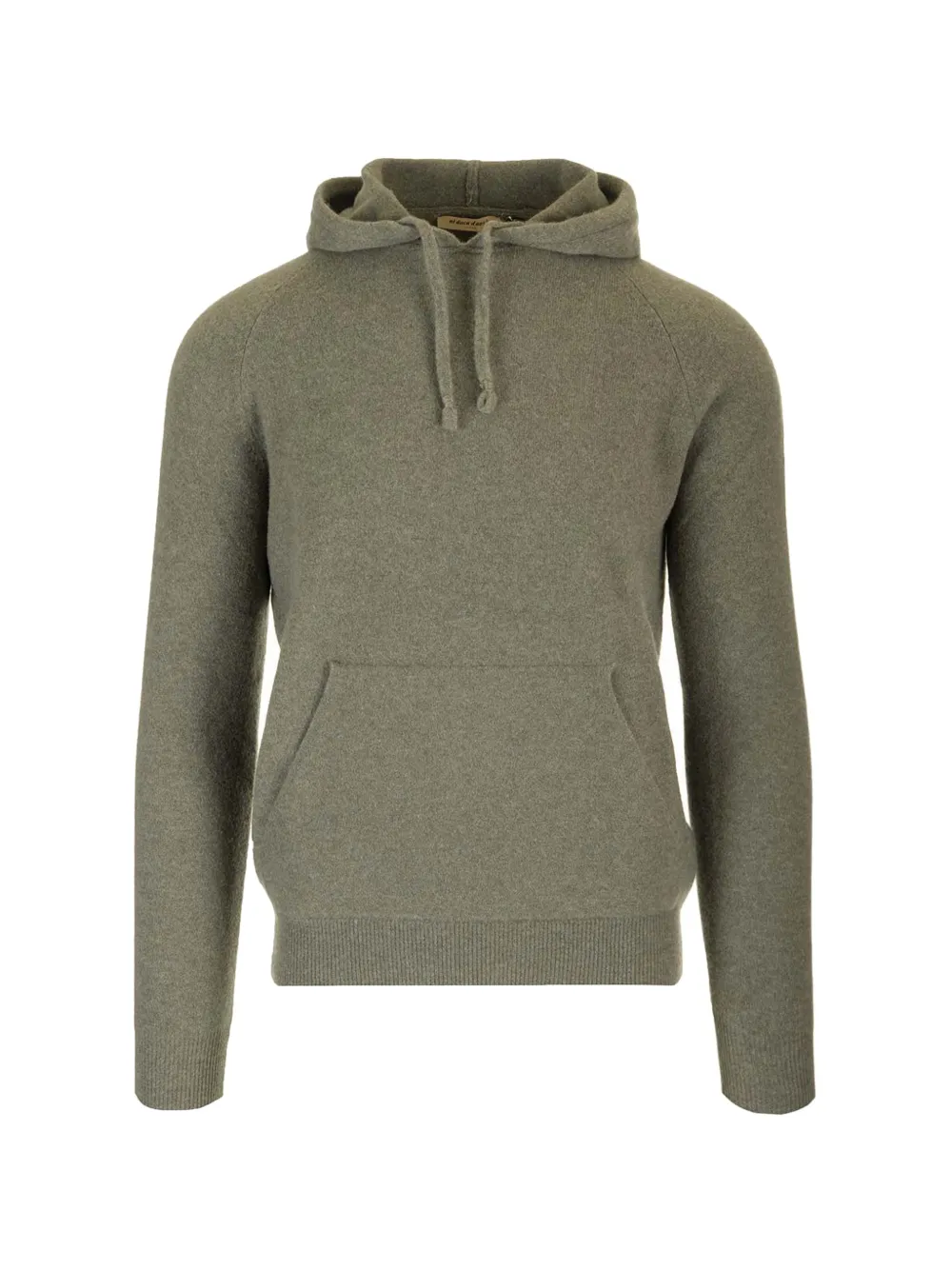 Al Duca D’Aosta 1902 wool pouch-pocket hoodie - Green