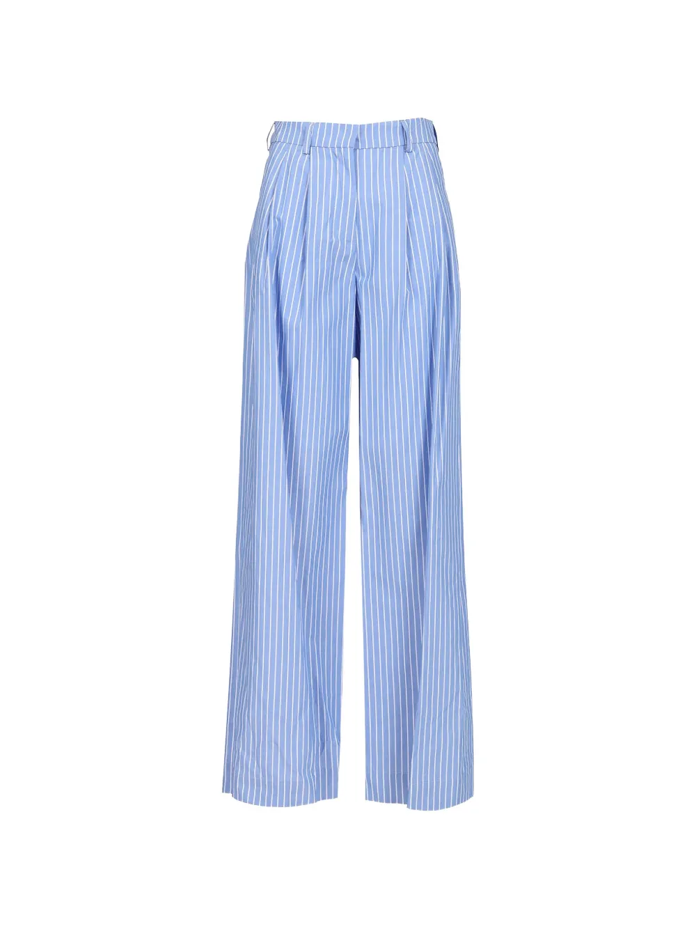 Al Duca D’Aosta 1902 striped pleated trousers - Blu