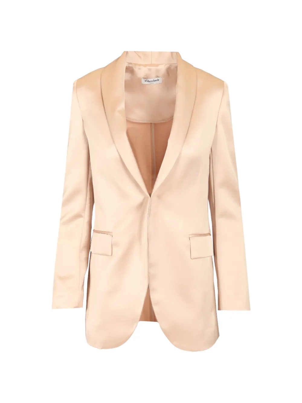 Al Duca D’Aosta 1902 satin shawl-lapel blazer - Toni neutri