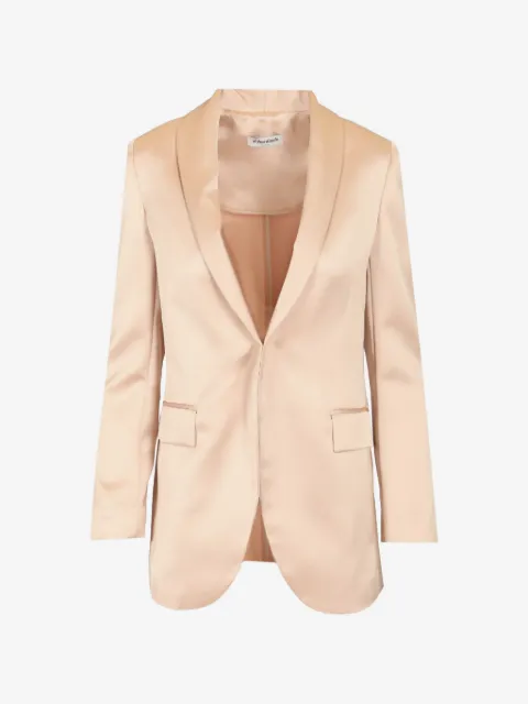Al Duca D’Aosta 1902 blazer satinado con solapas de esmoquin