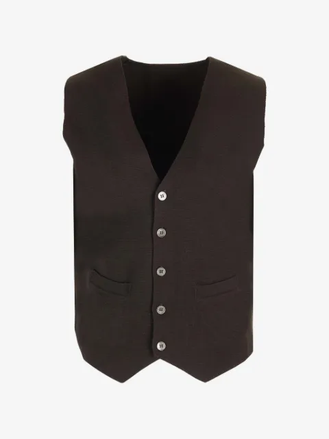 Al Duca D’Aosta 1902 gilet en maille à boutonnière