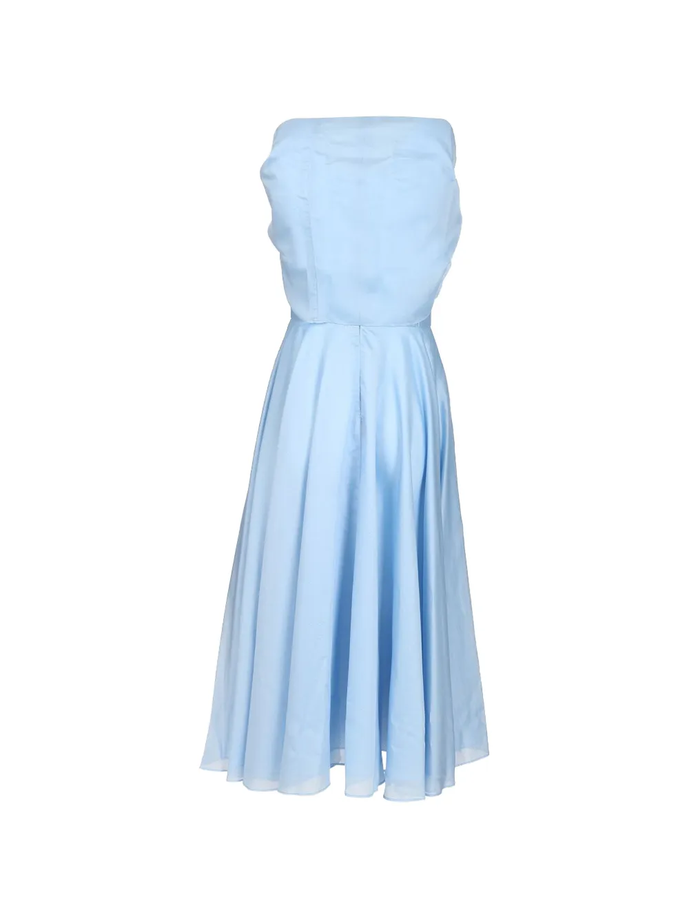 Al Duca D Aosta 1902 Mouwloze jurk met sjaal Blauw