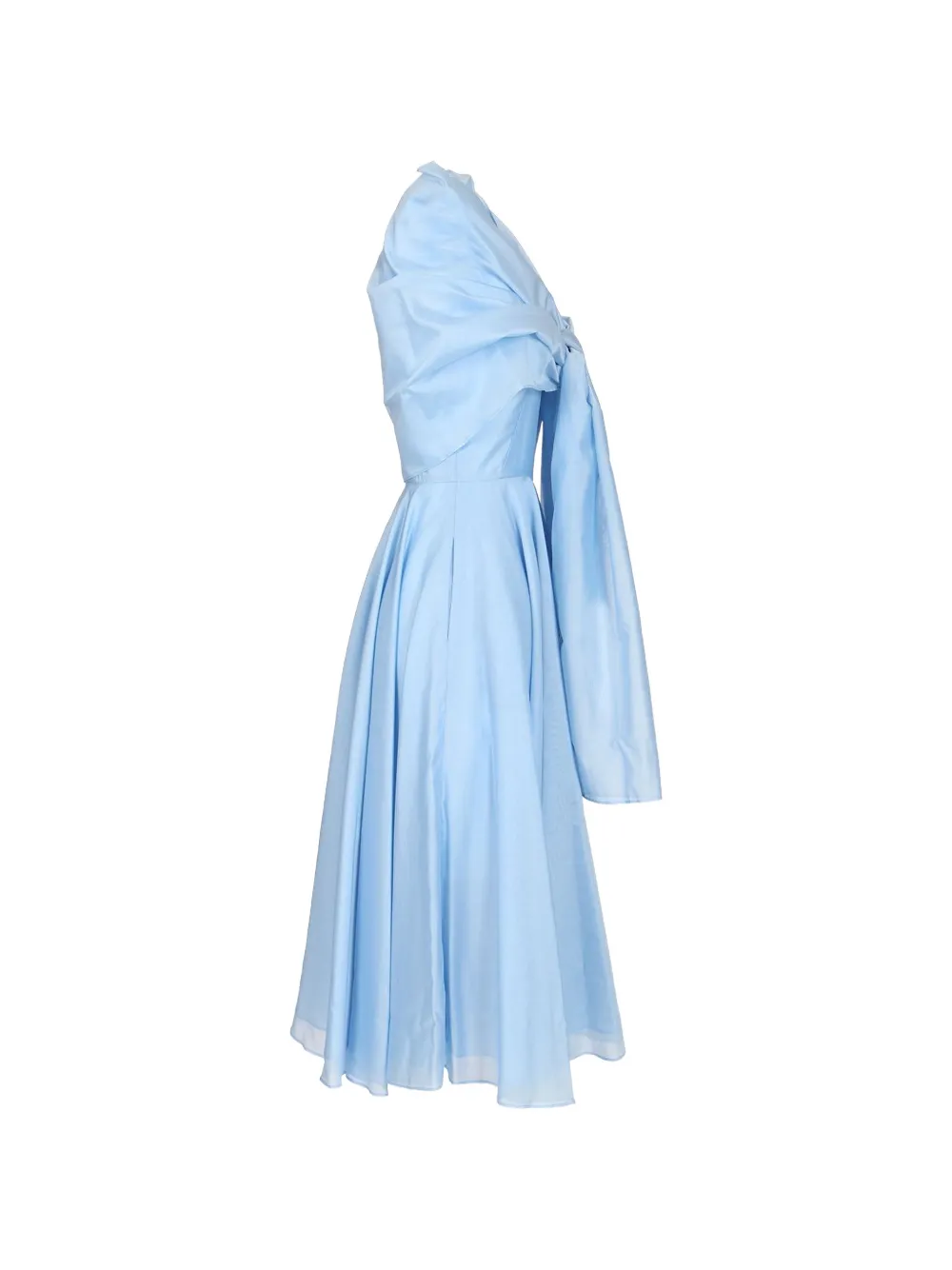 Al Duca D Aosta 1902 Mouwloze jurk met sjaal Blauw
