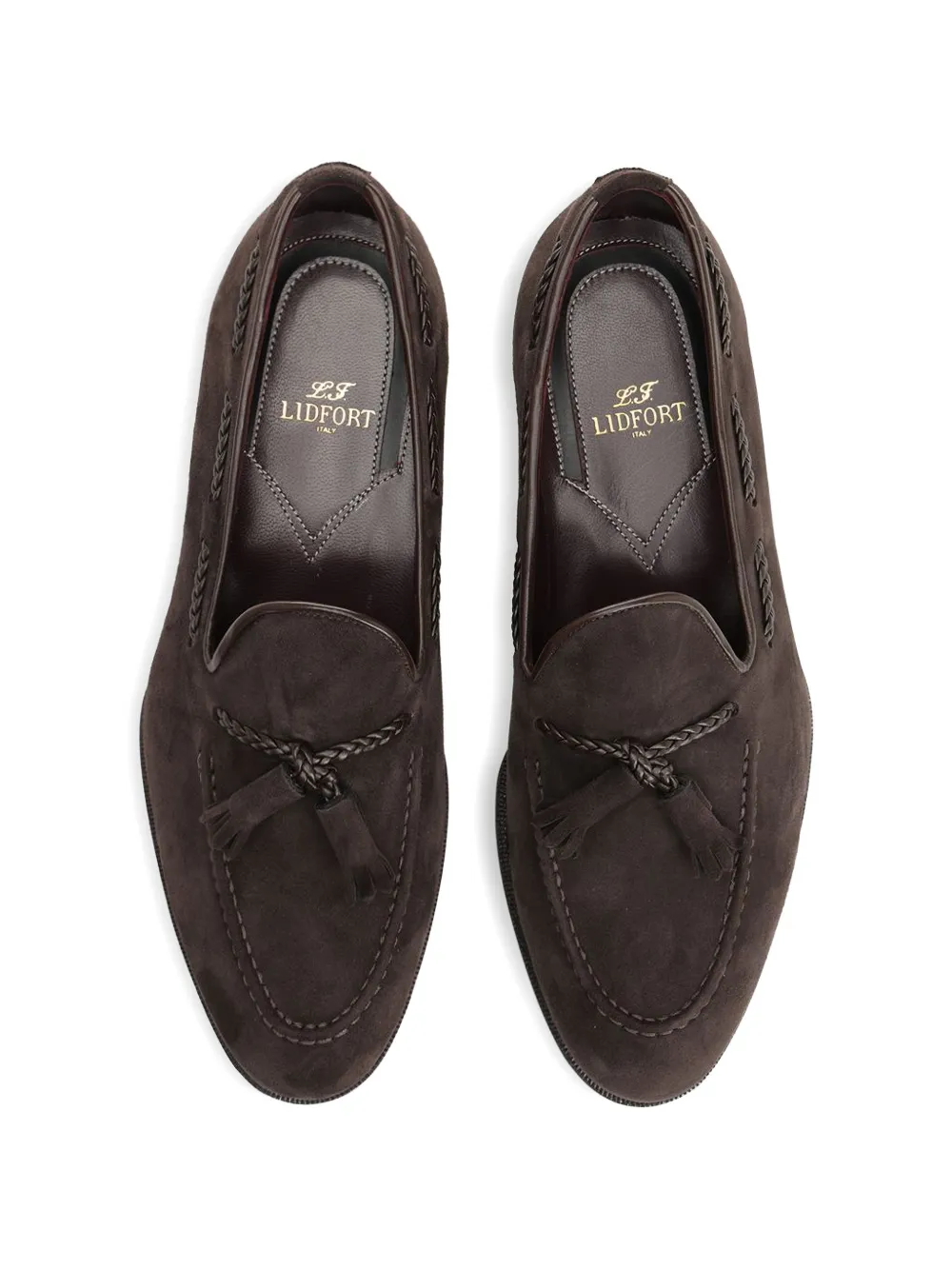 Lidfort tassel-detail braided-trim boat shoes Bruin