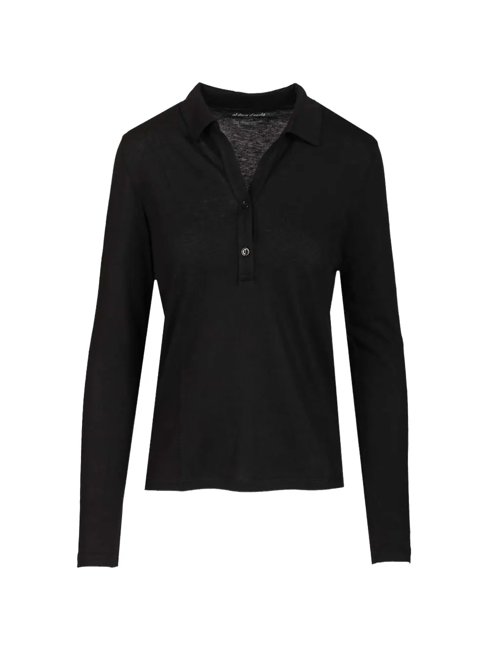 Al Duca D’Aosta 1902 fine-knit polo shirt - Nero