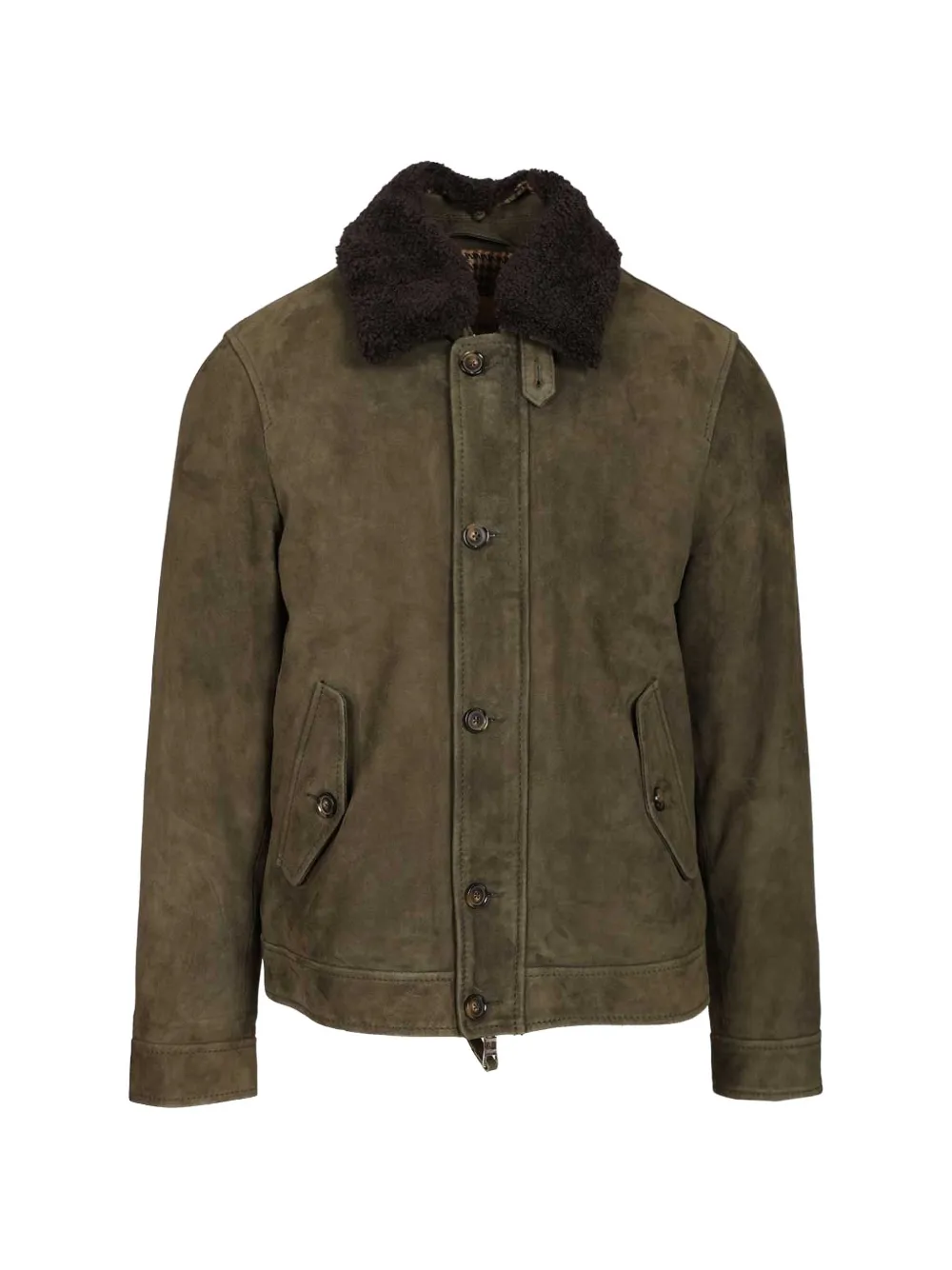 Al Duca D’Aosta 1902 suede jacket - Verde