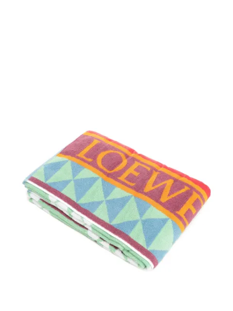 LOEWE Paula's Ibiza jacquard-bussola towel