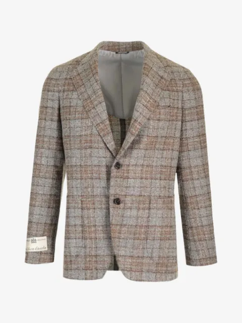 Al Duca D’Aosta 1902 single-breasted tartan blazer