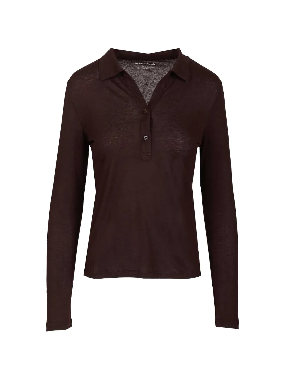 Al Duca D’Aosta 1902 long-sleeve polo shirt - Marrone