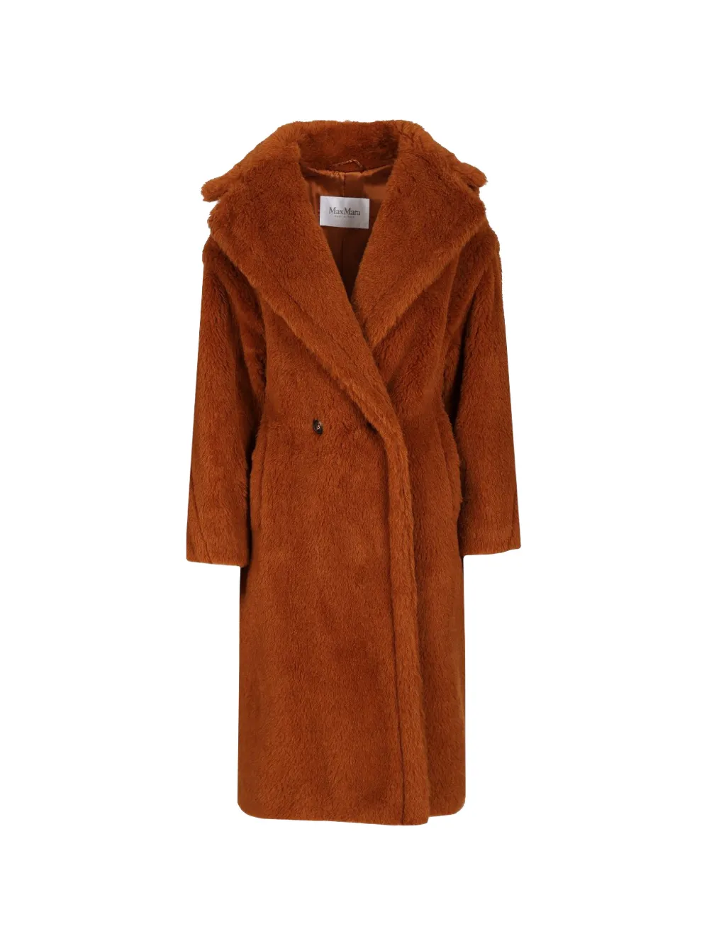 Max Mara Teddy Bear Icon double-breasted coat - Marrone