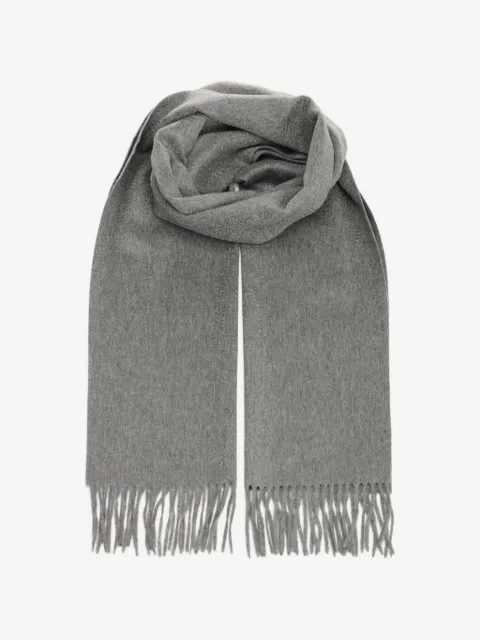 Al Duca D’Aosta 1902 fringed cashmere scarf