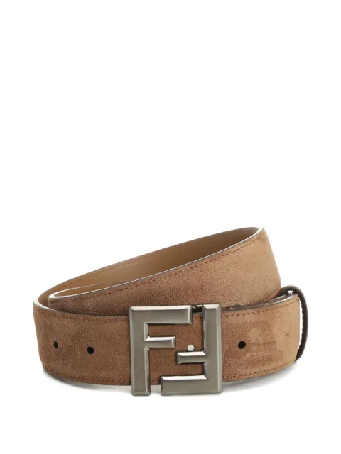 FENDI Squared FF suede belt