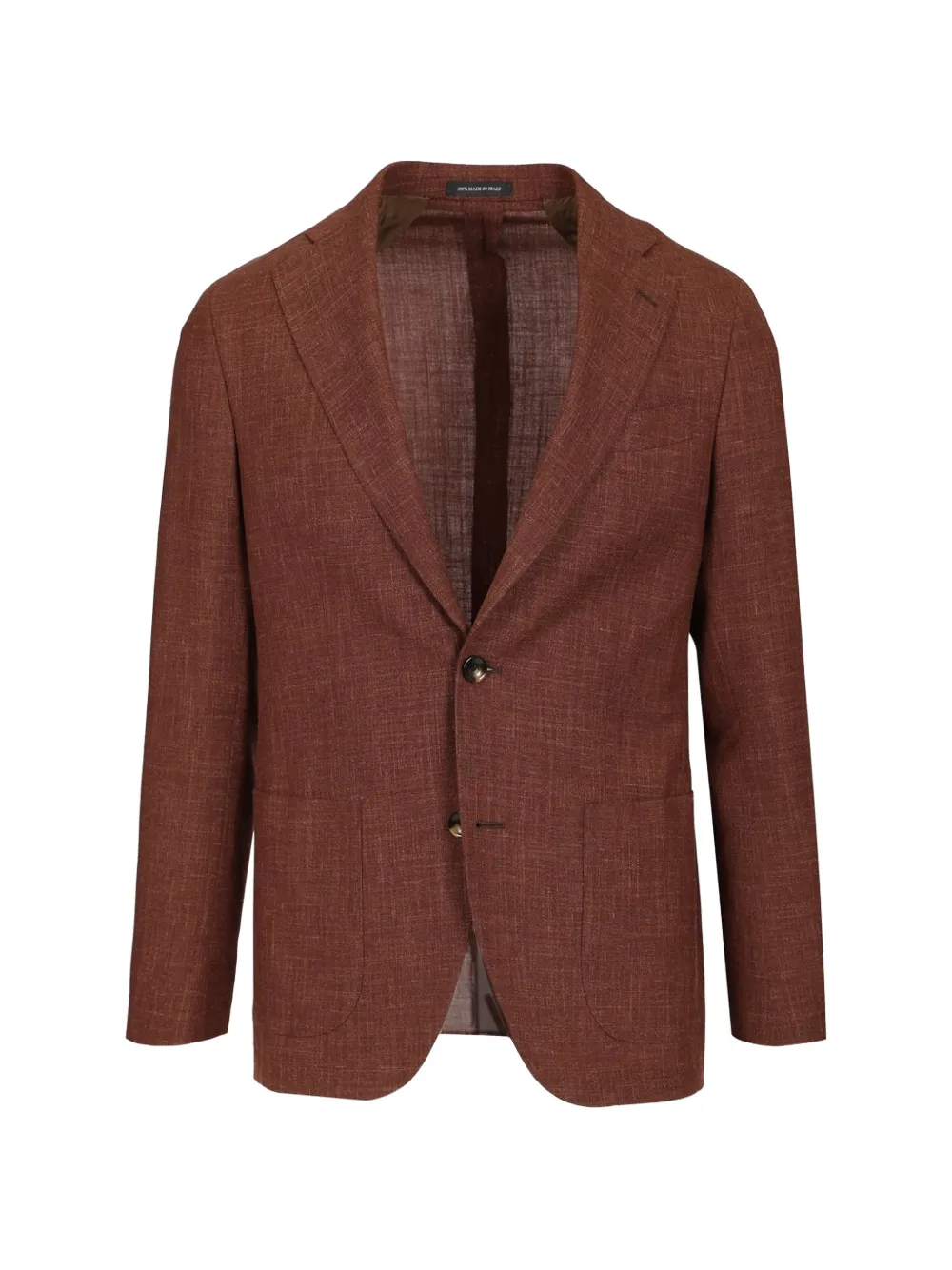 Al Duca D’Aosta 1902 melange unlined jacket - Marrone