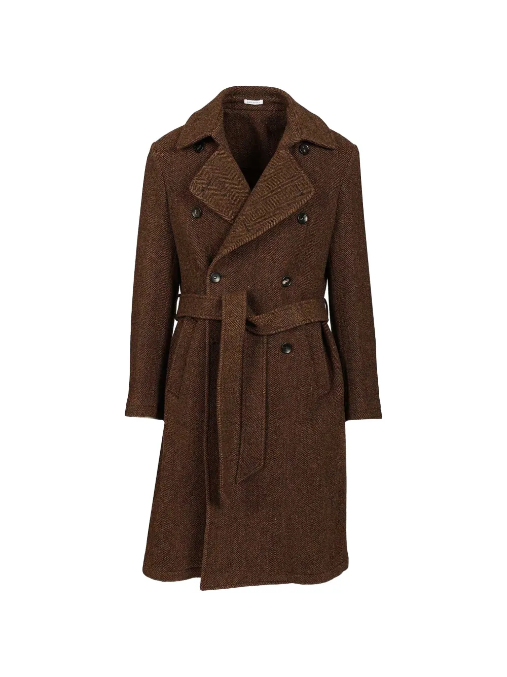 Al Duca D’Aosta 1902 double-breasted belted coat - Brown