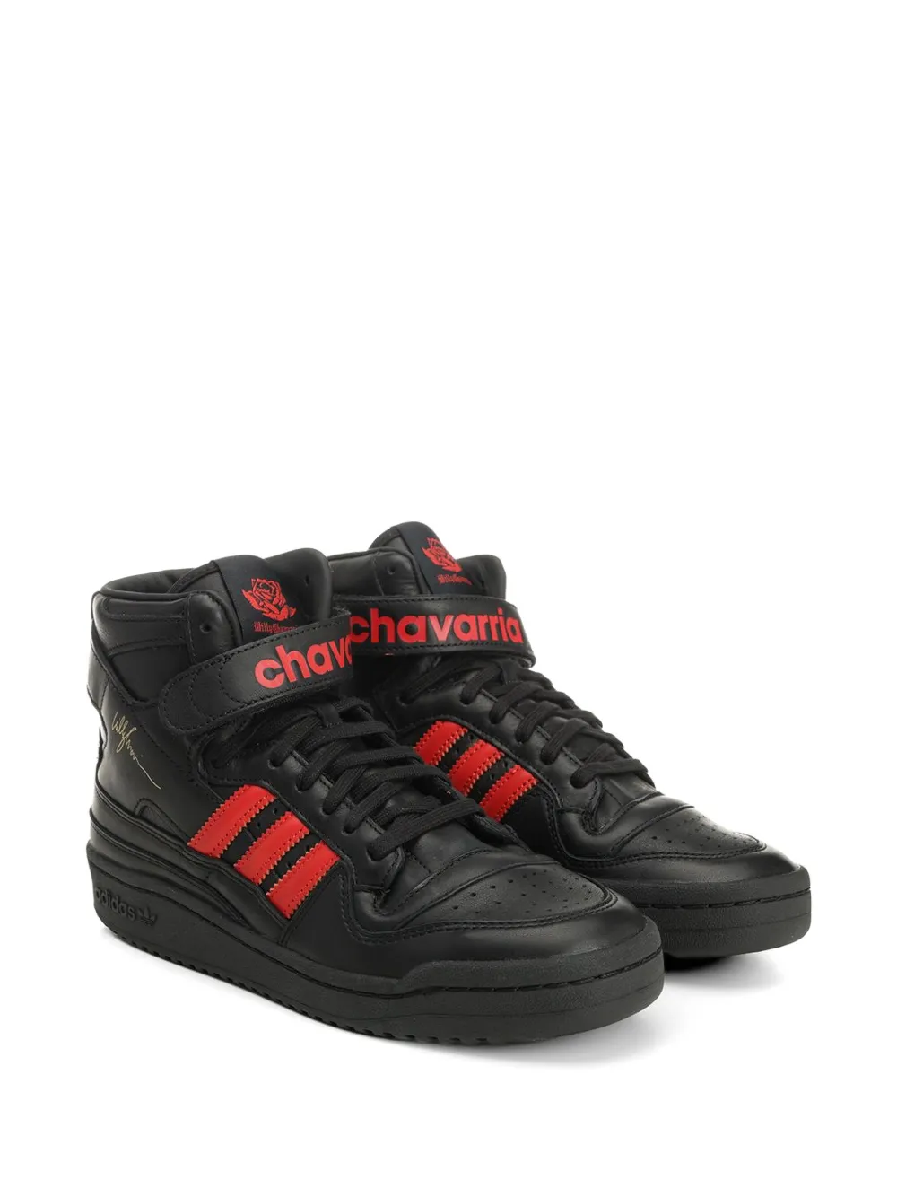 Willy Chavarria x Adidas Chavarria Forum Hi-Core sneakers Zwart