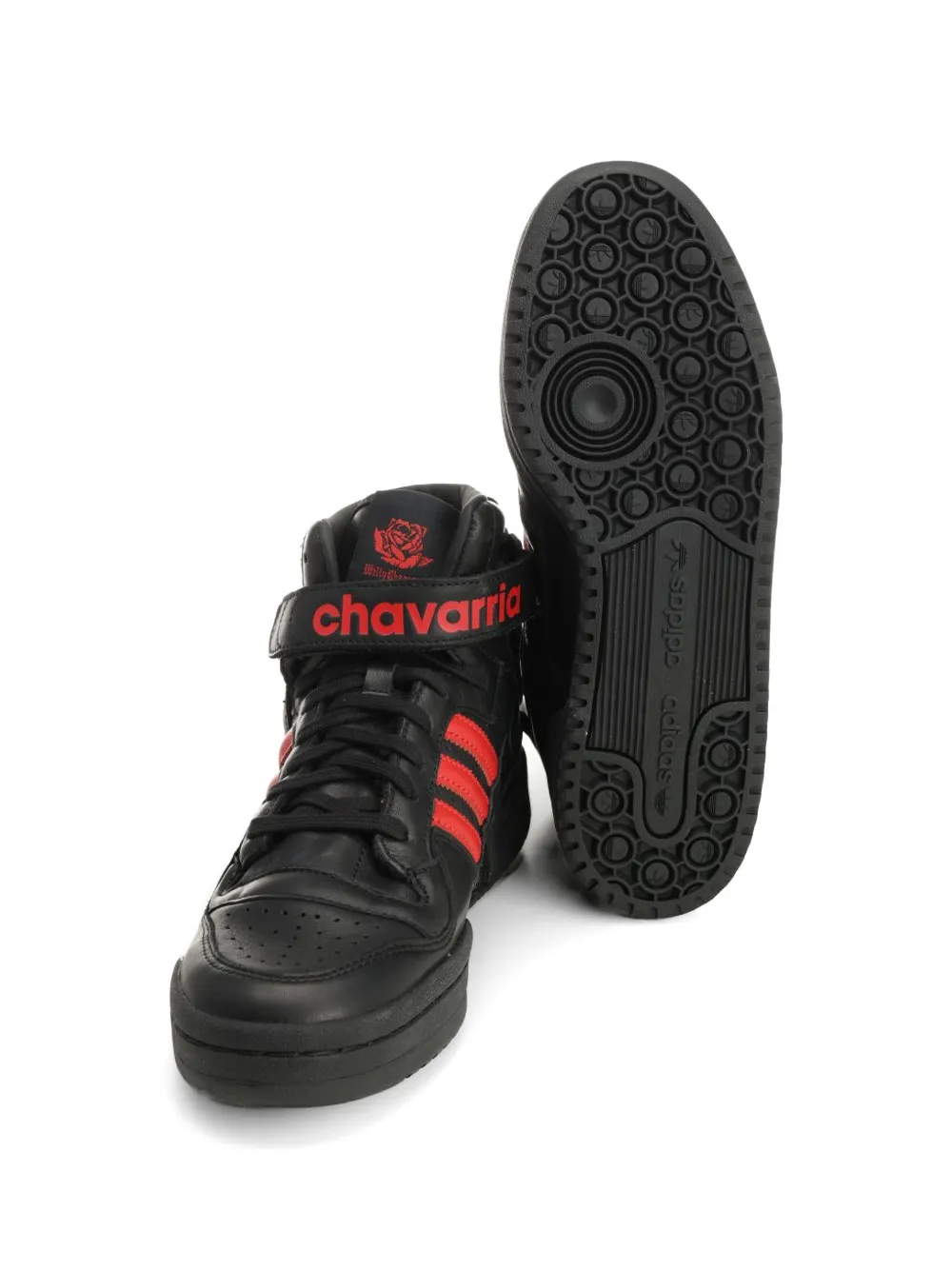 Willy Chavarria x Adidas Chavarria Forum Hi-Core sneakers Zwart
