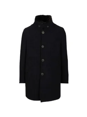 Comme Des Garçons Homme Plus ジップディテール コート | ブラック