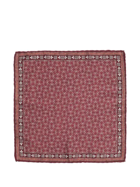 Al Duca D’Aosta 1902 patterned silk pocket square