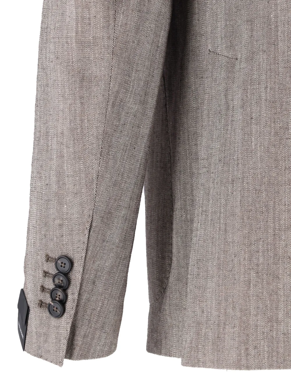 Tagliatore Blazer met enkele rij knopen en borstzak Bruin