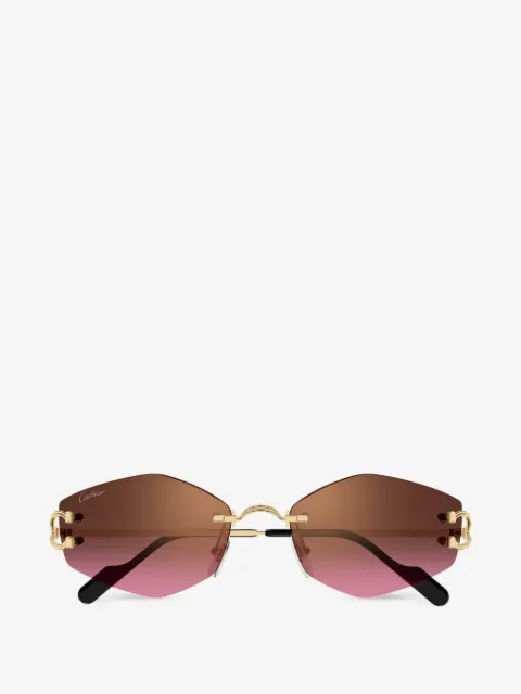 Cartier Eyewear Panthère geometric-frame sunglasses
